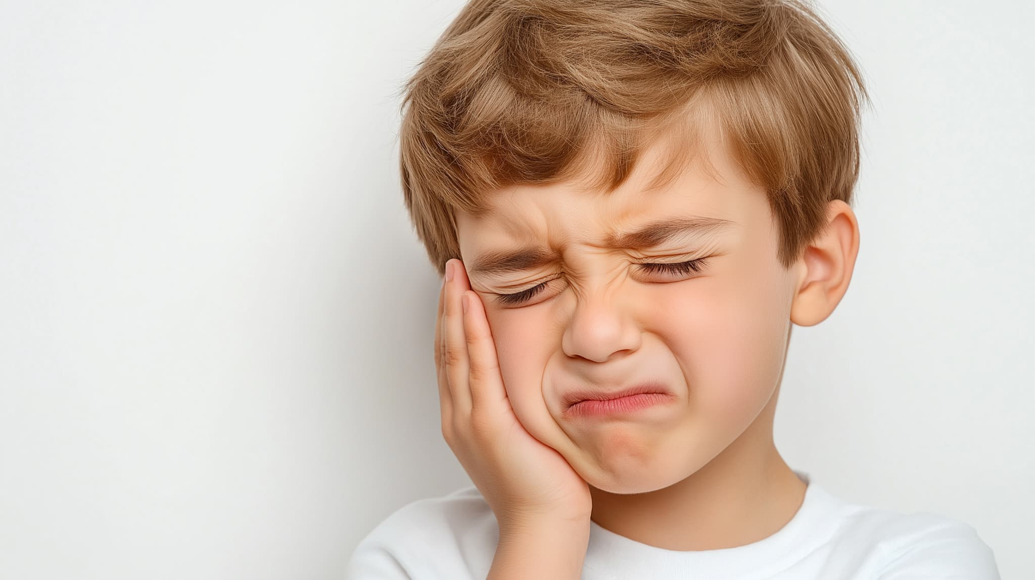 マイオブレースで痛みを感じる子ども