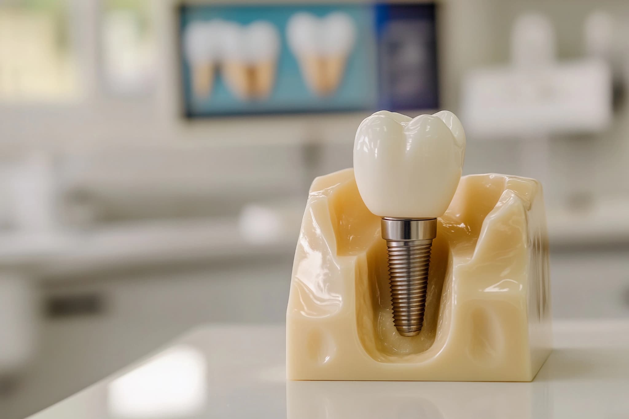 インプラントの模型