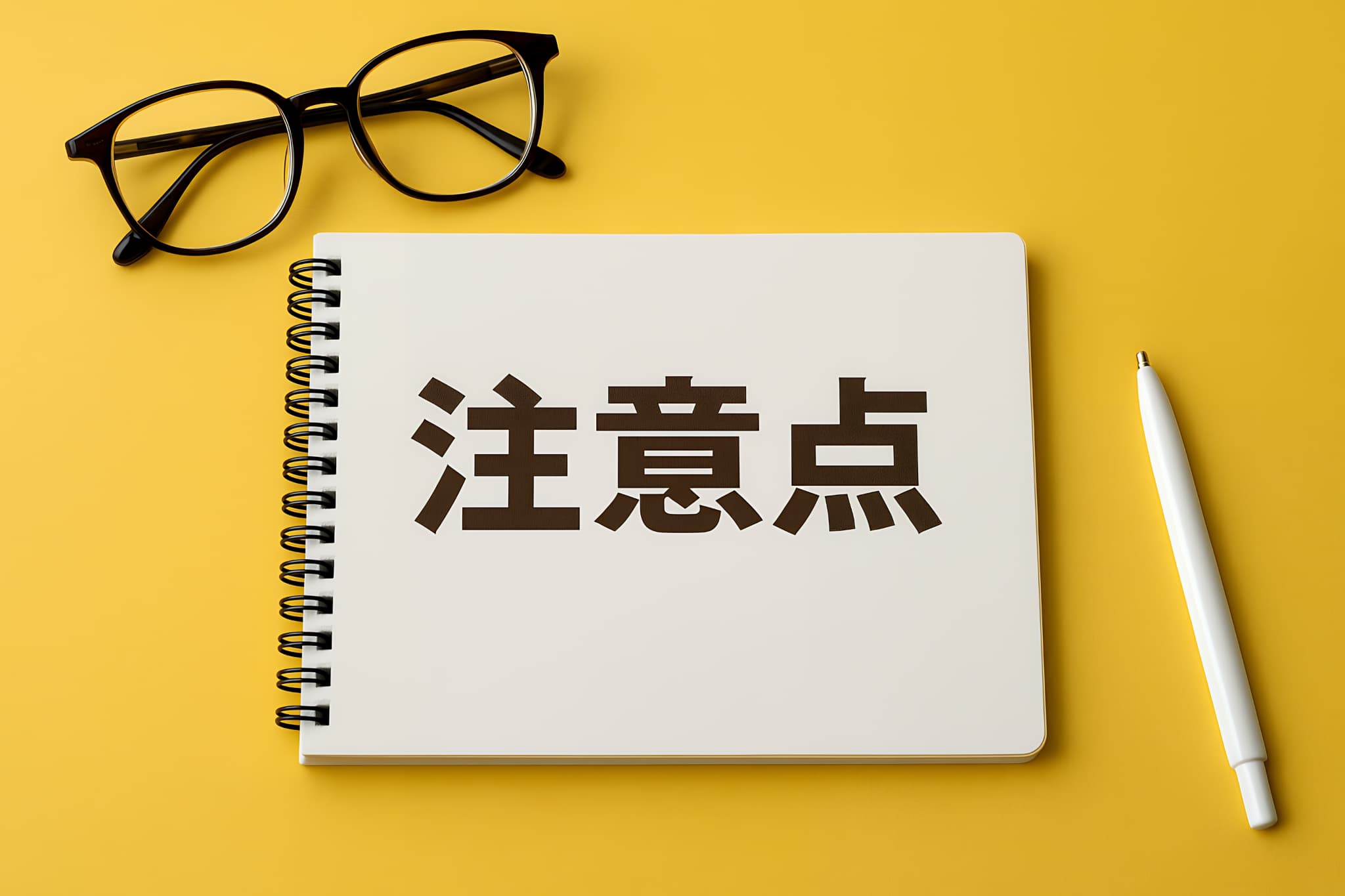 ホワイトニングを受けるときの注意点のイメージ